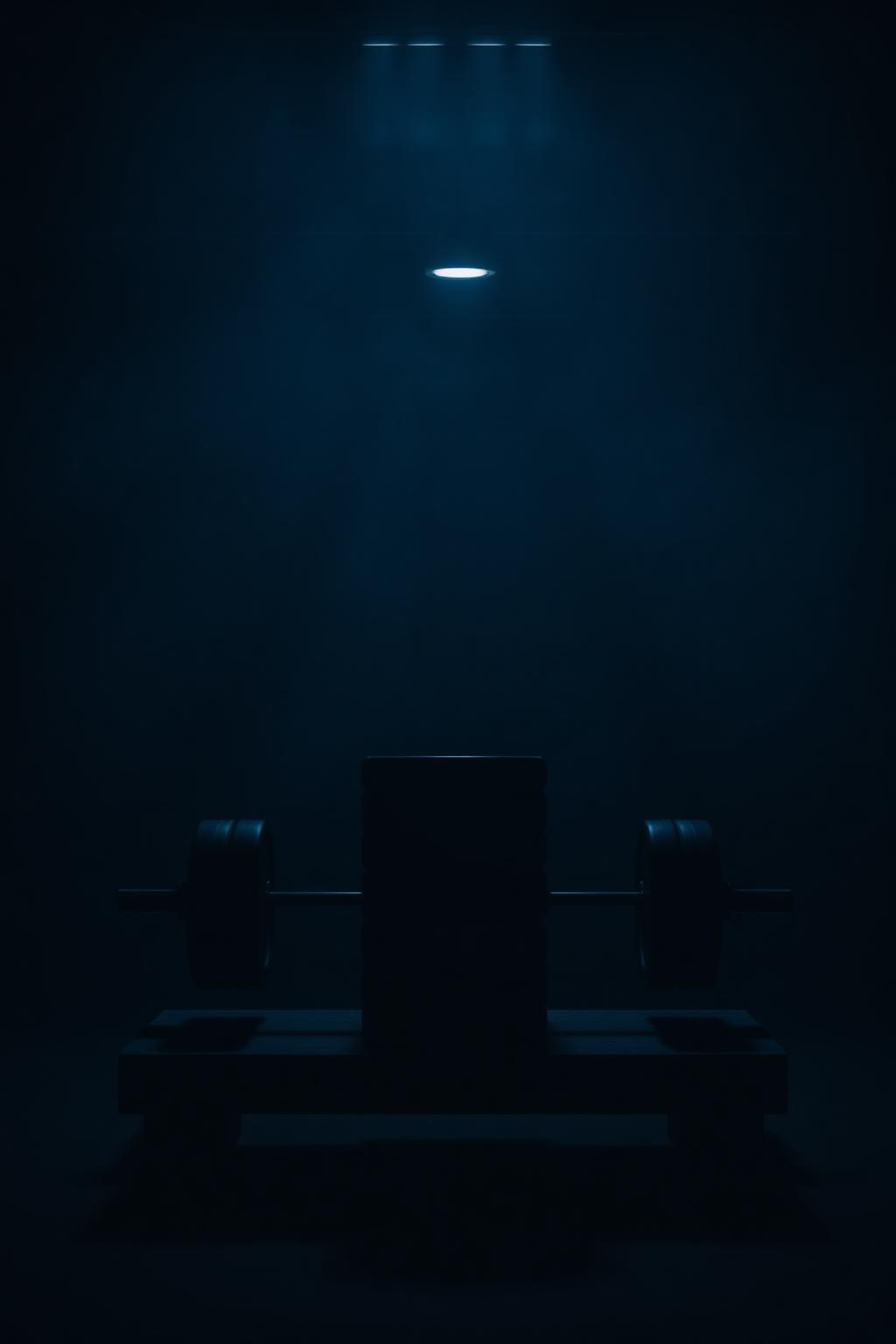 Academia MPGYM CT em luz dramática